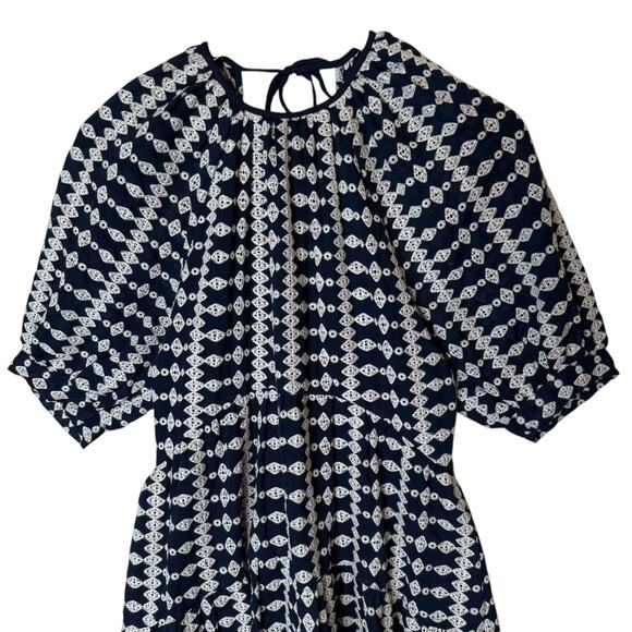 Maje Ridol Embroidered Organza-Voile Mini Dress Puff Sleeve EU 34 / US XS - Picture 3 of 8